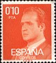 Spain - 1977 - Don Juan Carlos I - 0.10 PTA - Naranja - Celebrity, King - Edifil 2386 - 0